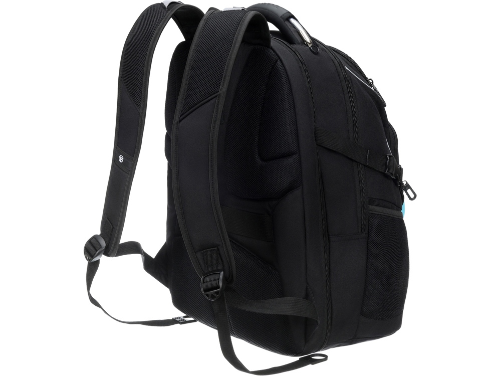 Рюкзак TORBER XPLOR с отделением для ноутбука 15, чёрный, полиэстер 900D, 34x22x46 см, 34л-3