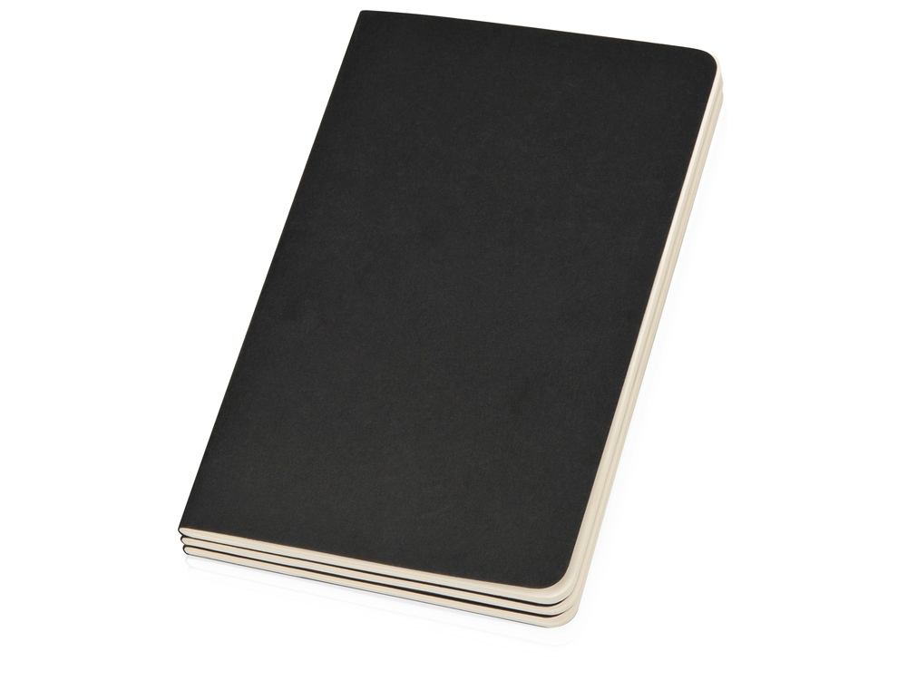 Записная книжка Moleskine Cahier (нелинованный, 3 шт.), Large (13х21см), черный-1