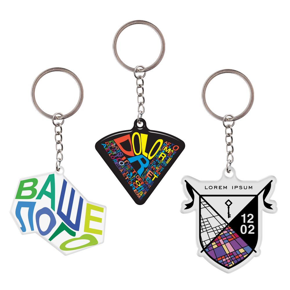 Брелок металлический Chroma на заказ-0