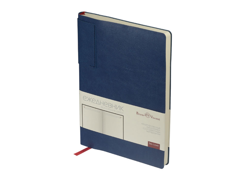 Ежедневник недатированный  А5 LONDON синий-0