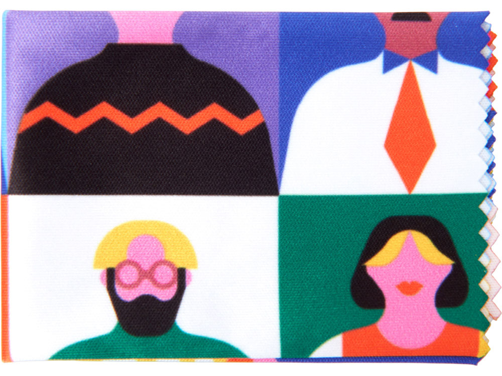 Салфетка для протирания очков с возможностью полноцветной печати-3