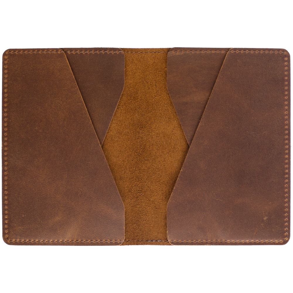 Обложка для паспорта inStream, коричневая-2