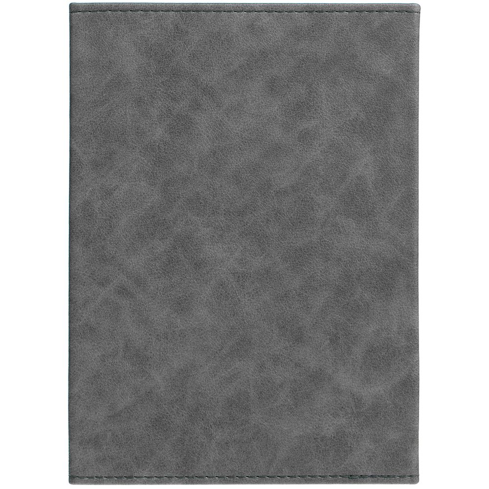 Ежедневник Flap на заказ, недатированный, серый-2