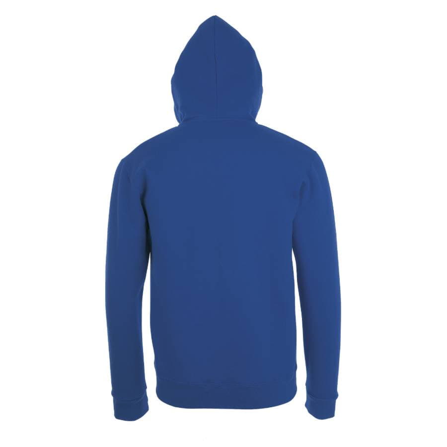 Толстовка худи унисекс на молнии STONE 260, ярко-синий-5