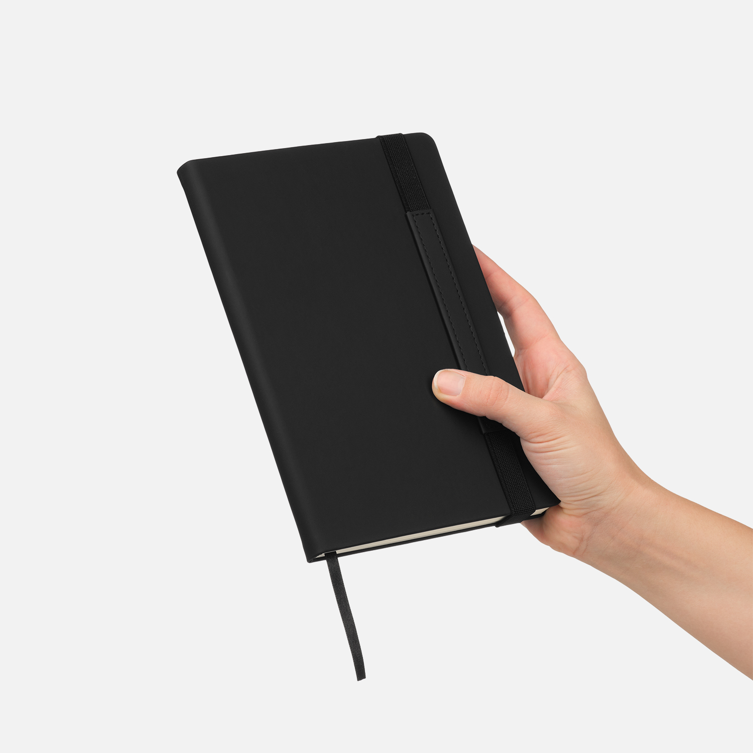 Ежедневник Альфа (Alpha) недатированный, черный/черный-11