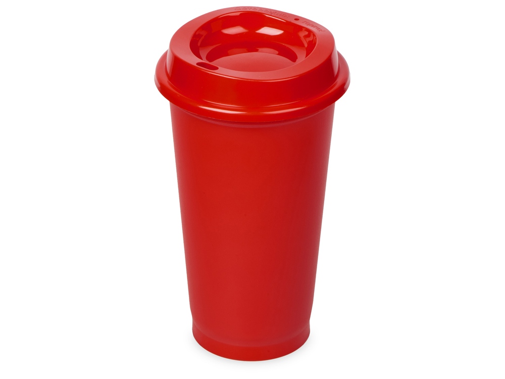 Стакан-тамблер SipGo, 400мл, красный 185С-0