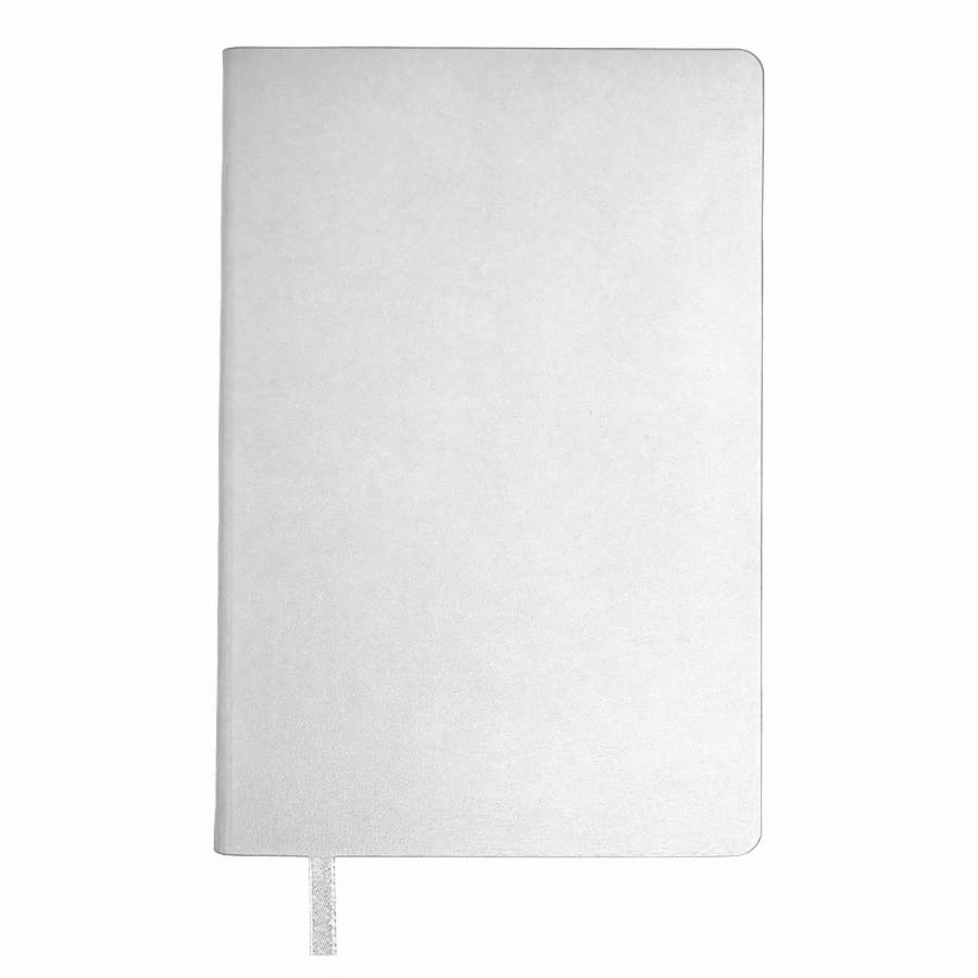 Бизнес-блокнот SMARTI, A5, белый, мягкая обложка, в клетку, белый-1