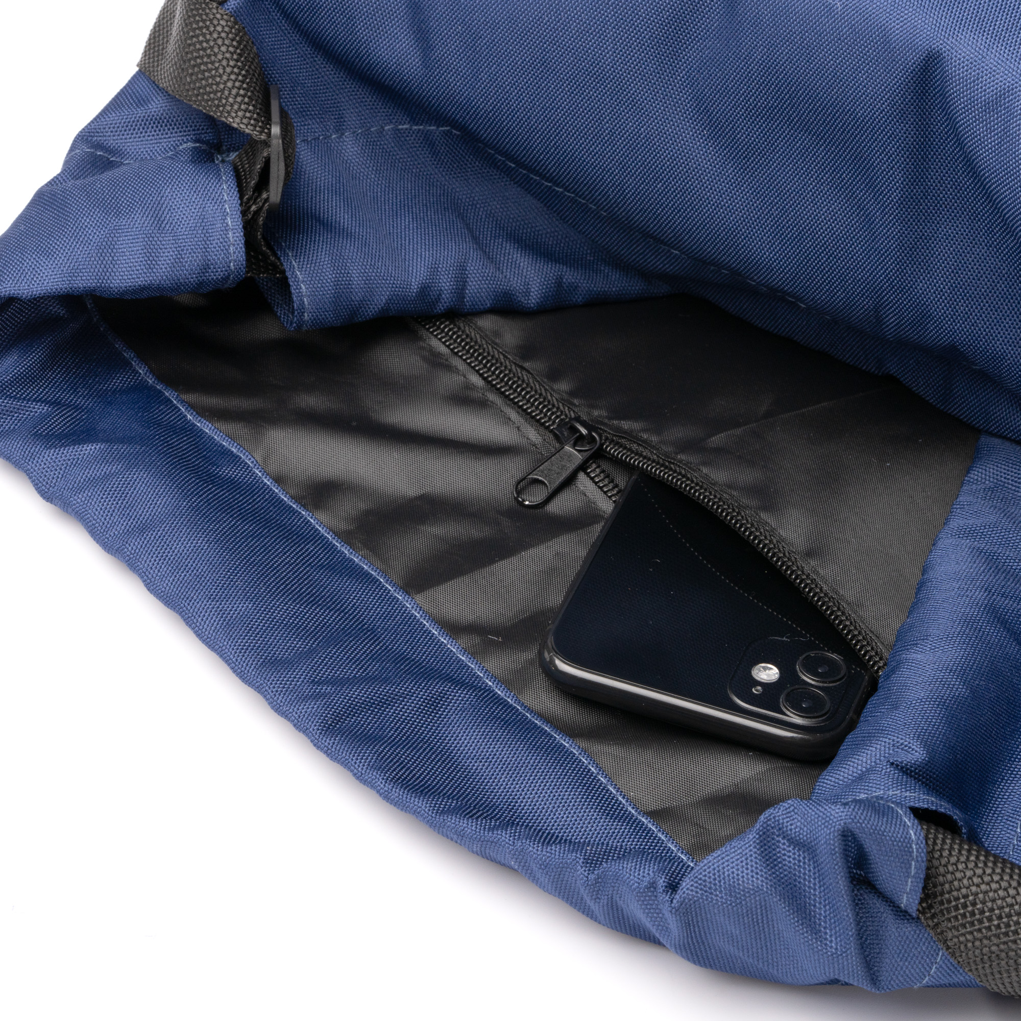 Рюкзак на стяжке DEBOER, Морской синий-3