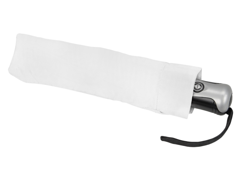 Зонт Alex трехсекционный автоматический 21,5, белый-3