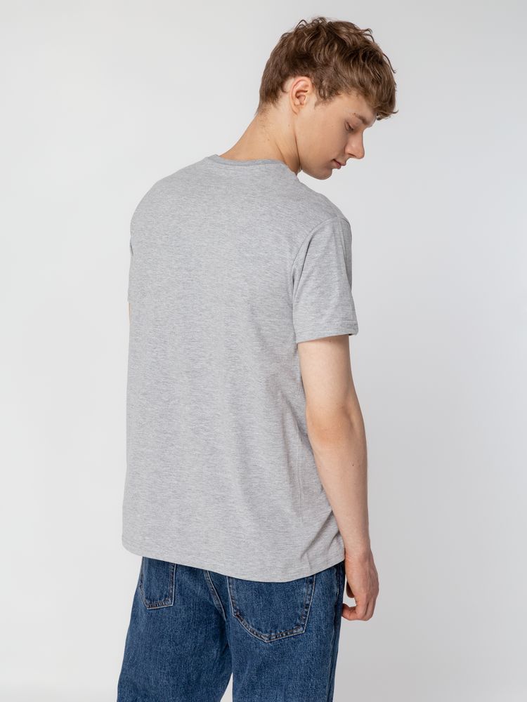 Футболка унисекс T-Bolka 160, серый меланж-4