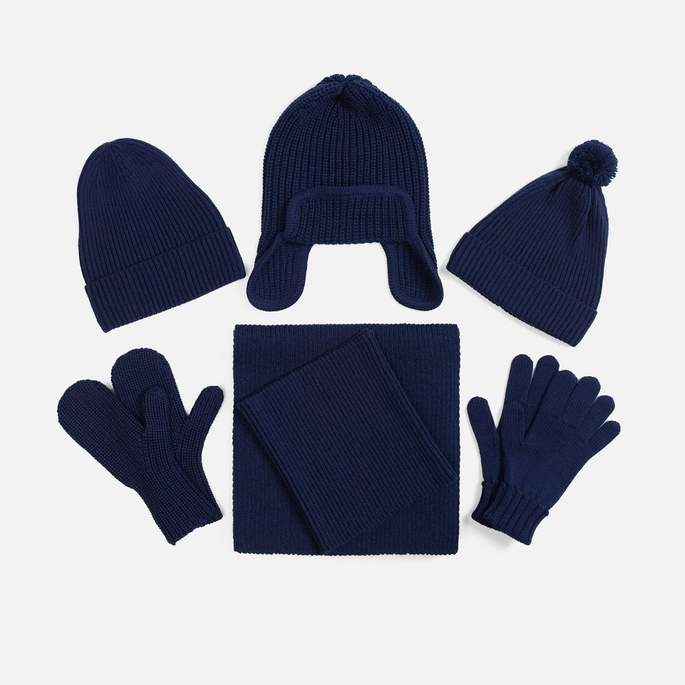 Шарф Catch Match, темно-синий-4