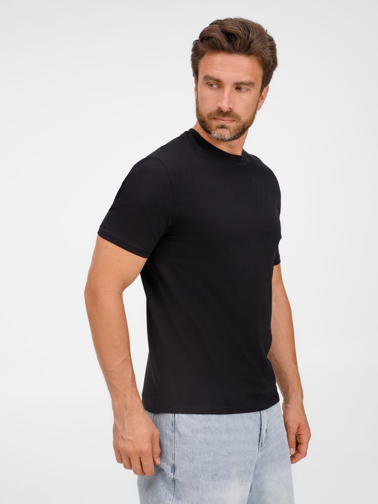 Футболка унисекс T-Bolka 180, черная-4