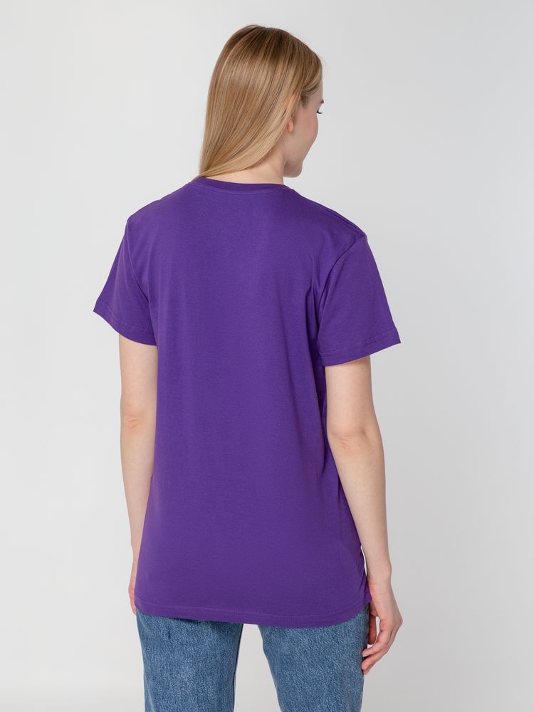 Футболка унисекс T-Bolka 160, фиолетовая-5
