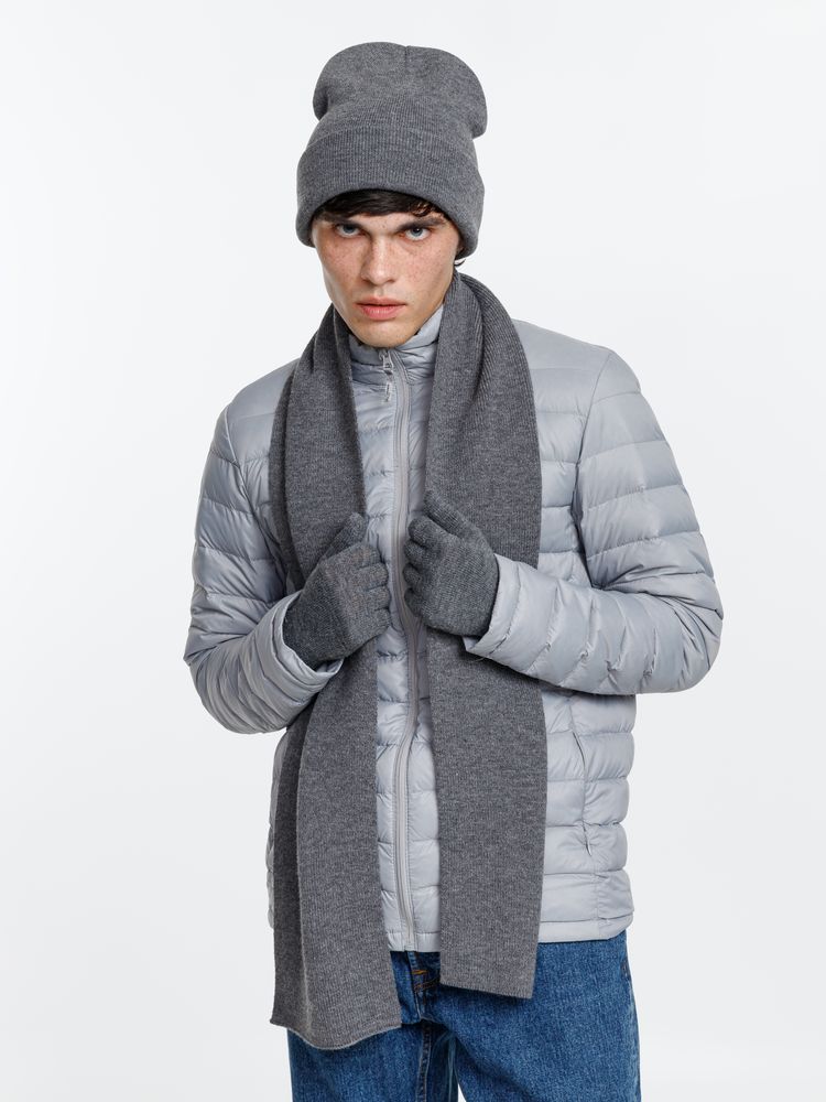 Шарф Urban Flow, темно-серый меланж-7