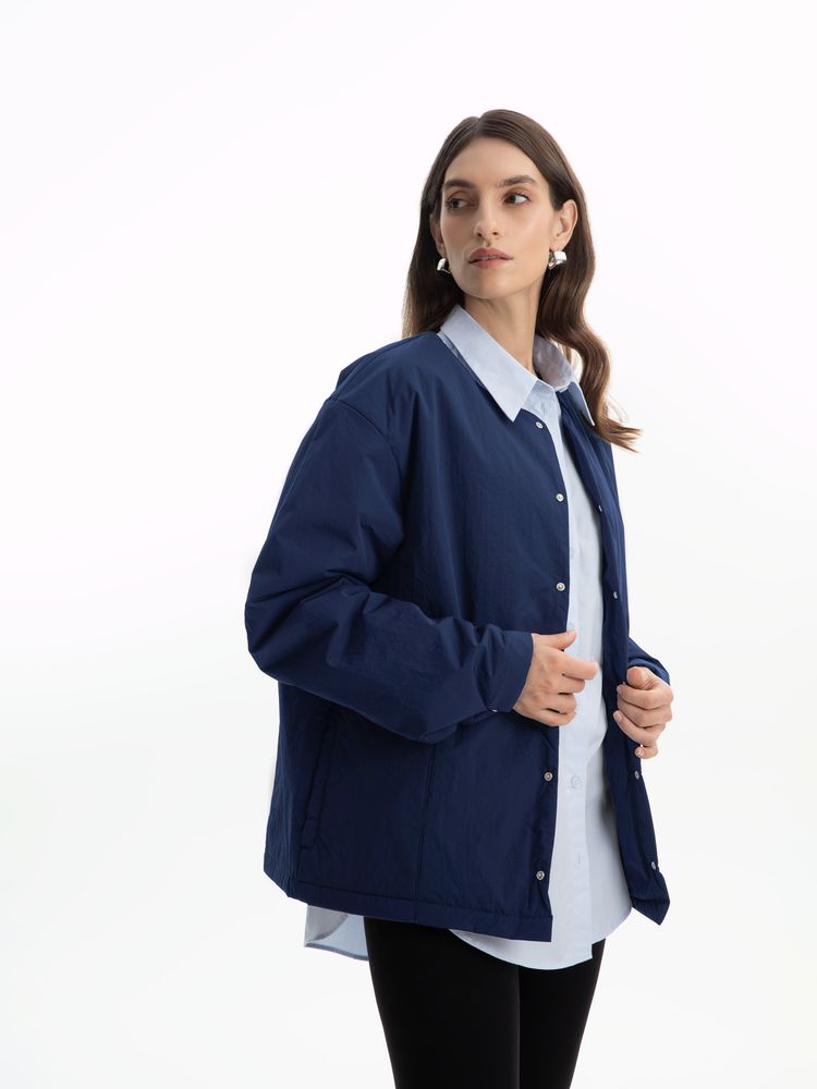 Куртка унисекс Veter, темно-синяя-9