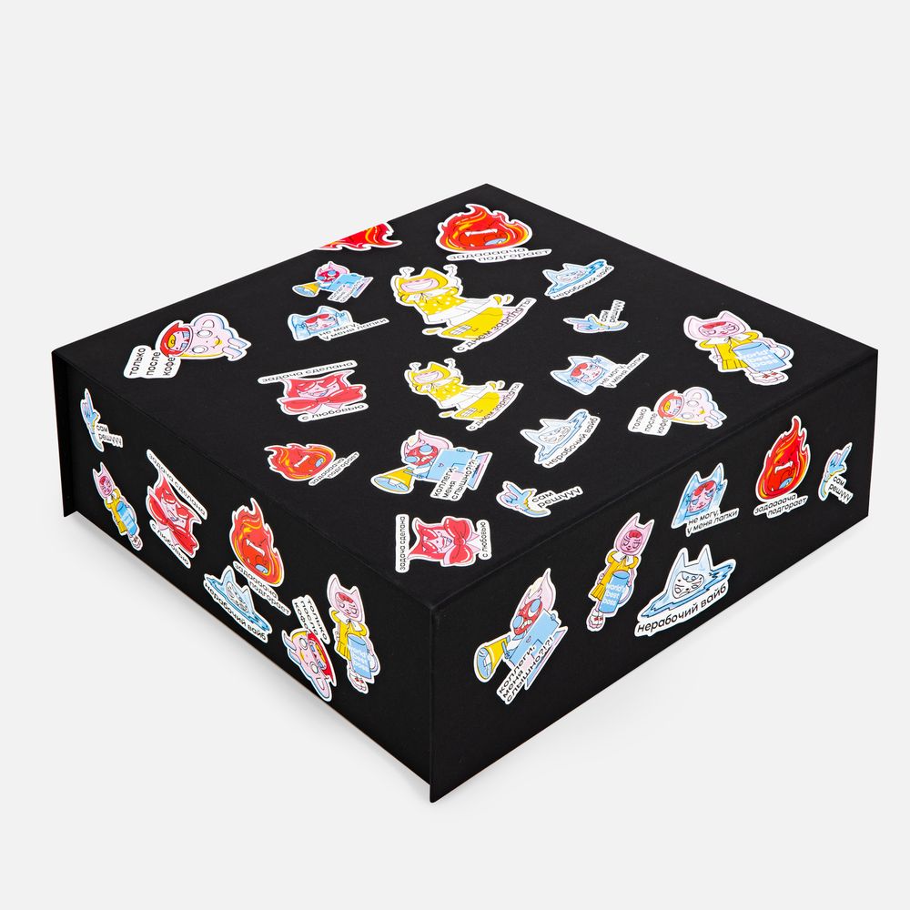 Наклейки ПВХ Sticker Pack на заказ, S-4