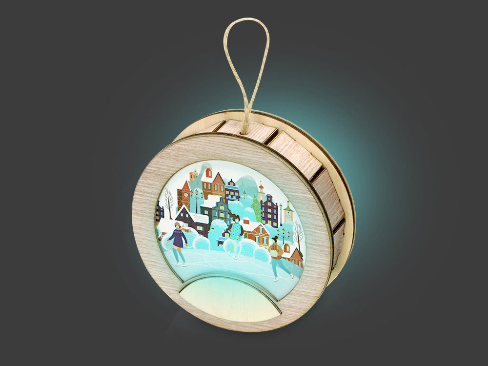 Подвеска с подсветкой, круг-4