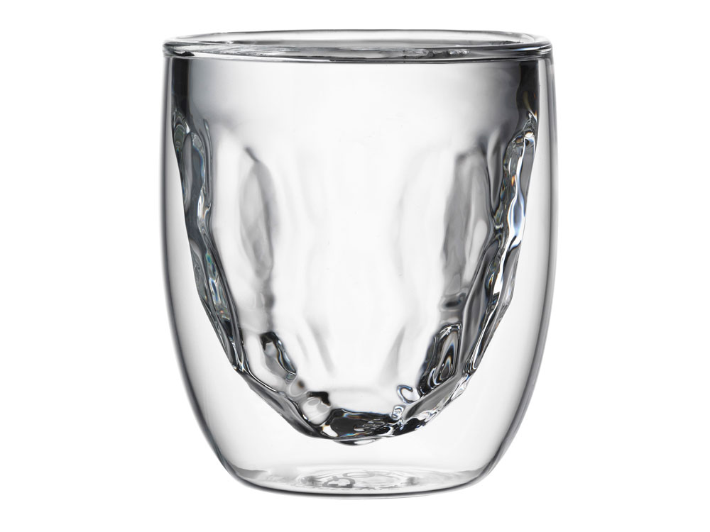 Стаканы Elements Metal 2 шт, 75 мл, прозрачный-0