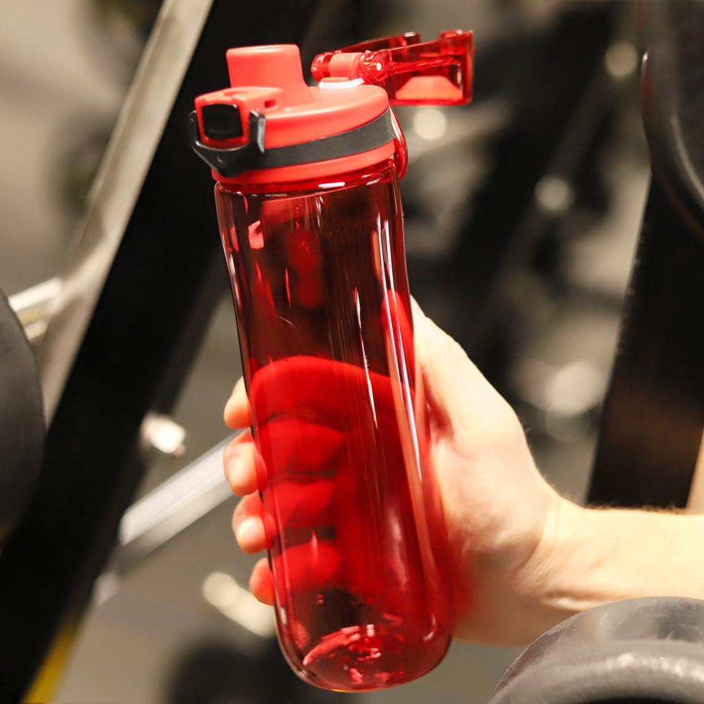 Пластиковая бутылка Verna, Красный-3