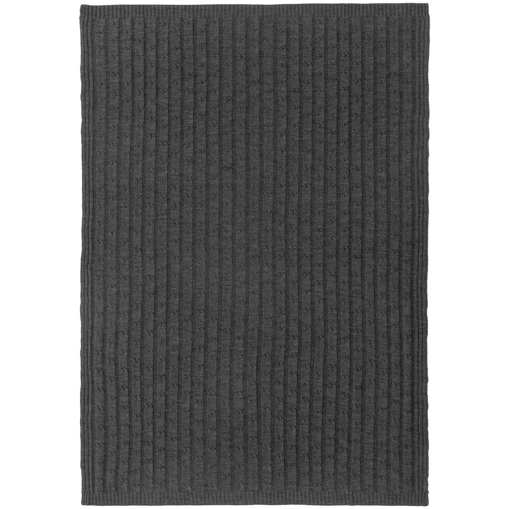 Плед Trenza, темно-серый-4