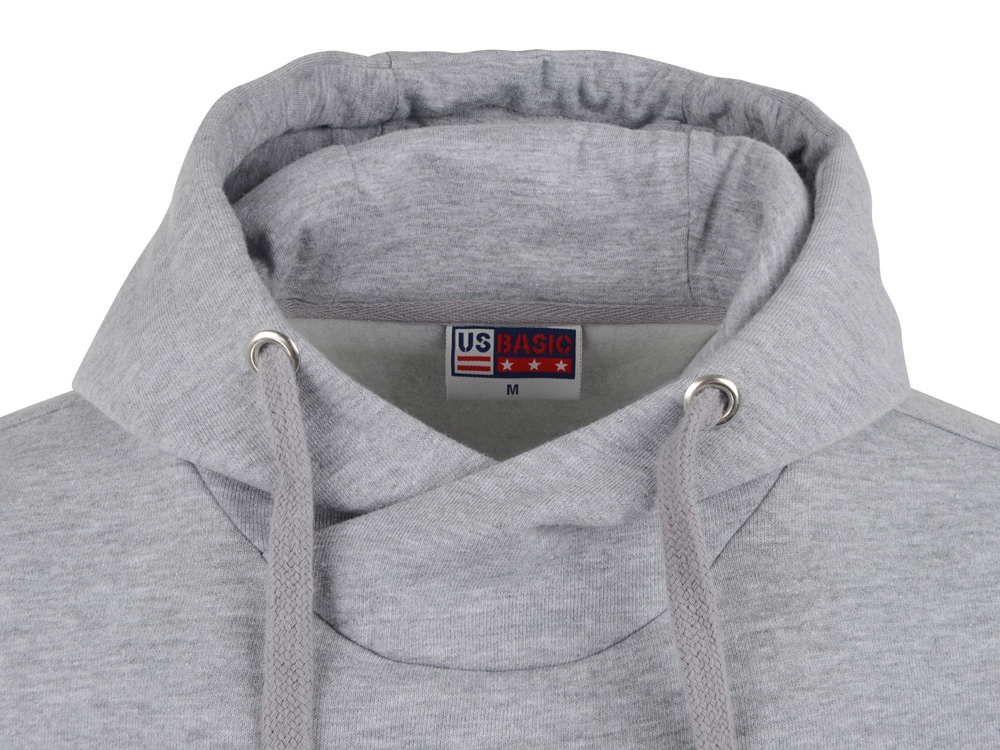 Толстовка унисекс Stream с капюшоном, серый меланж-10