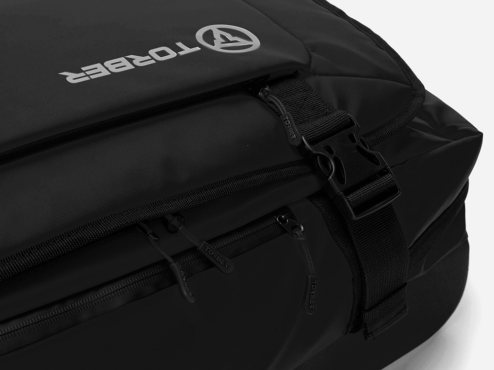 Сумка на колесах TORBER РИТМ, чёрный, полиэстер 900D с PU покрытием, 60 х 38 х 25,5 см, 57 л-5