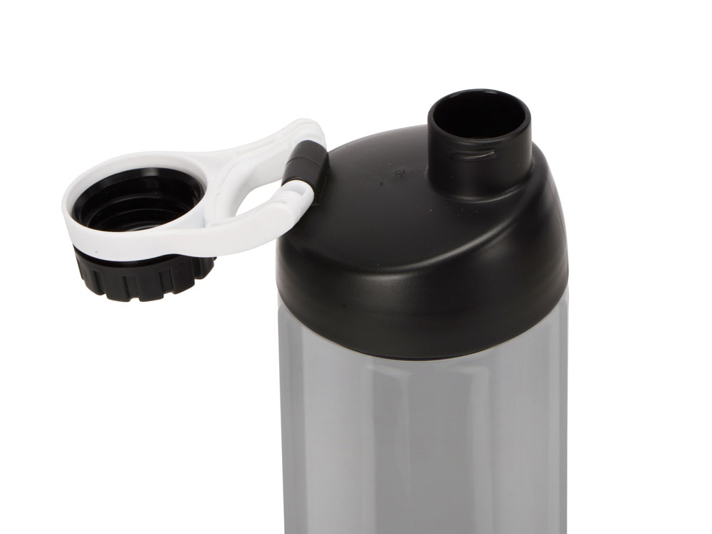 Спортивная бутылка для воды с держателем Biggy, 1000 мл, белый-3