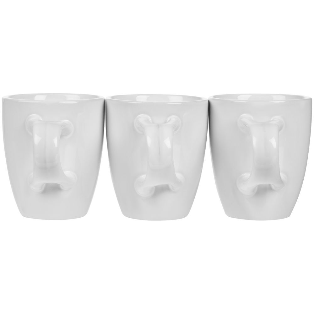 Кофейная кружка Pairy с ложкой, белая-3