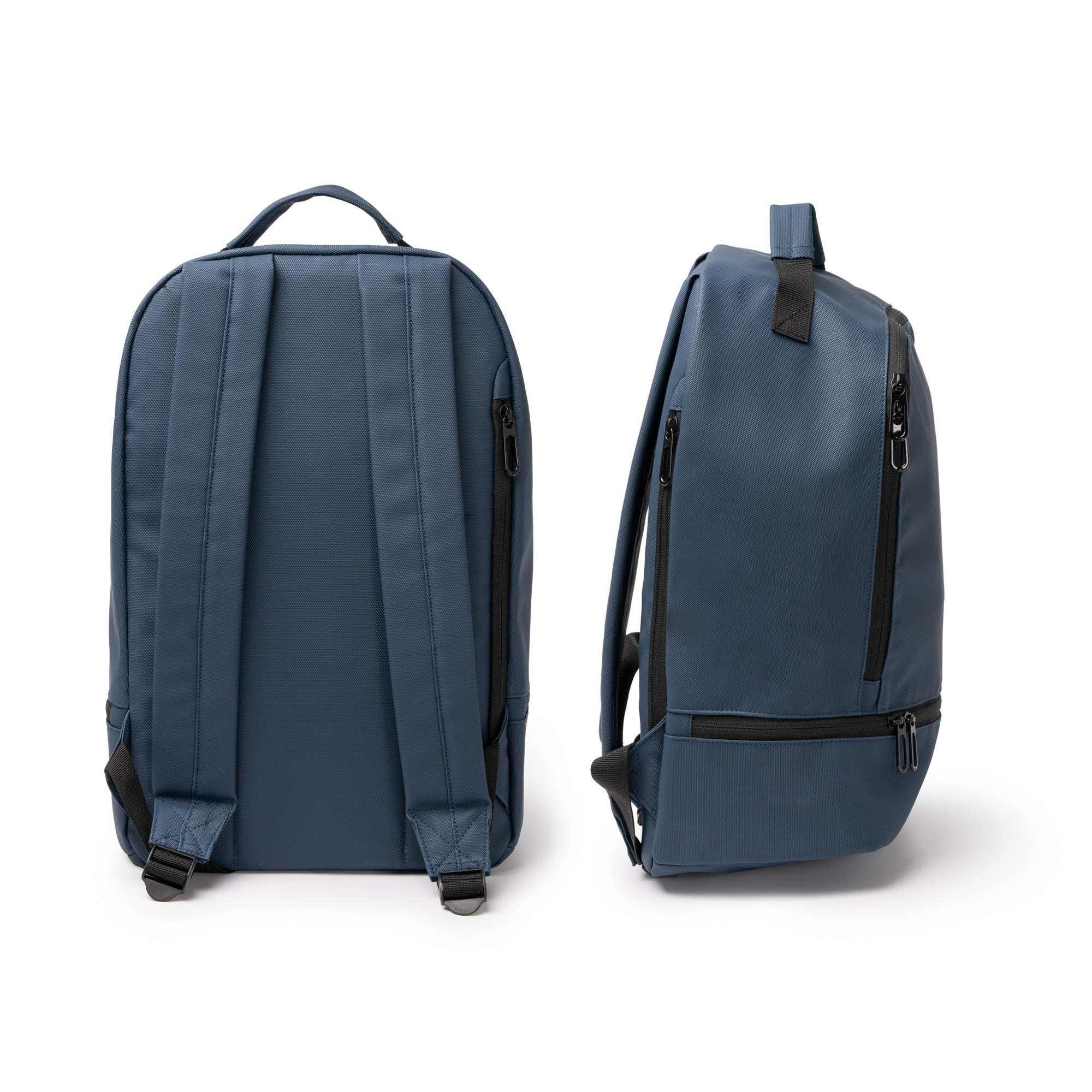 Рюкзак из искусственной кожи DERICK, Морской синий-5