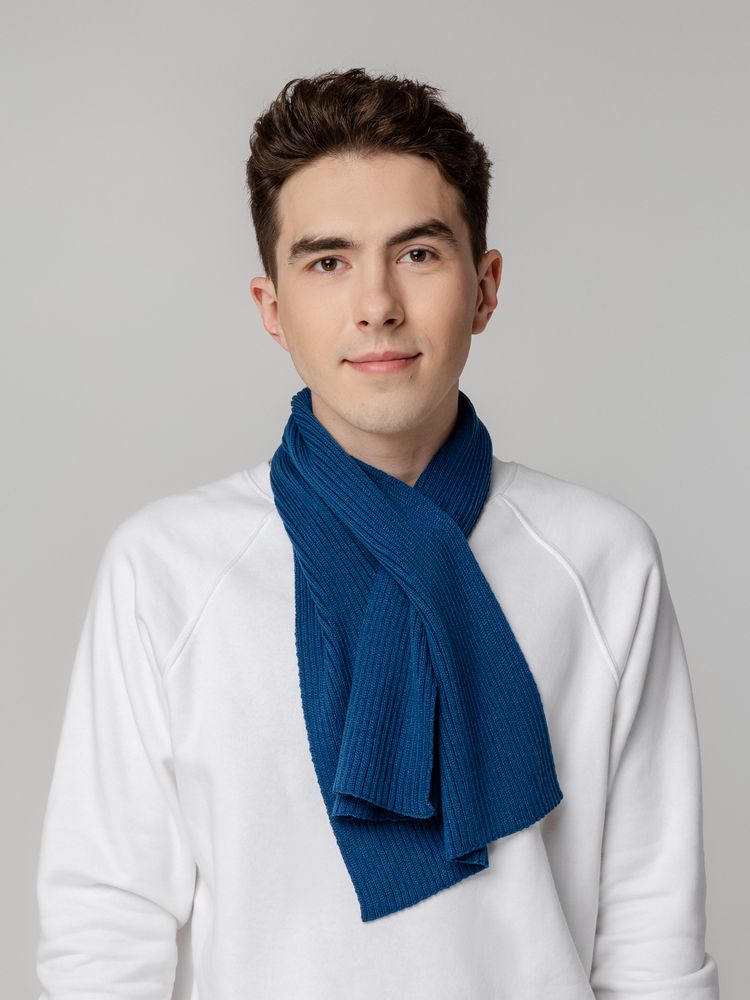 Шарф Yong, темно-синий (морская волна)-2