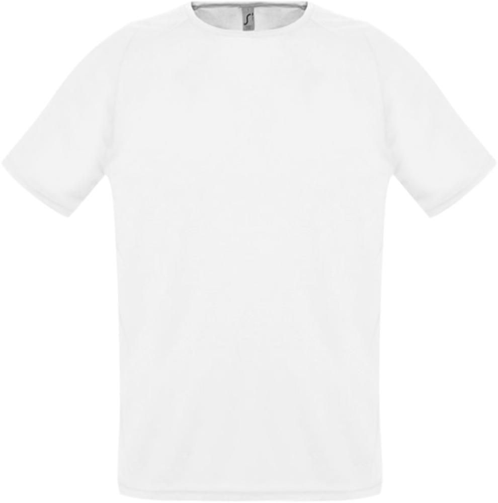 Футболка унисекс Sporty 140, белая-1