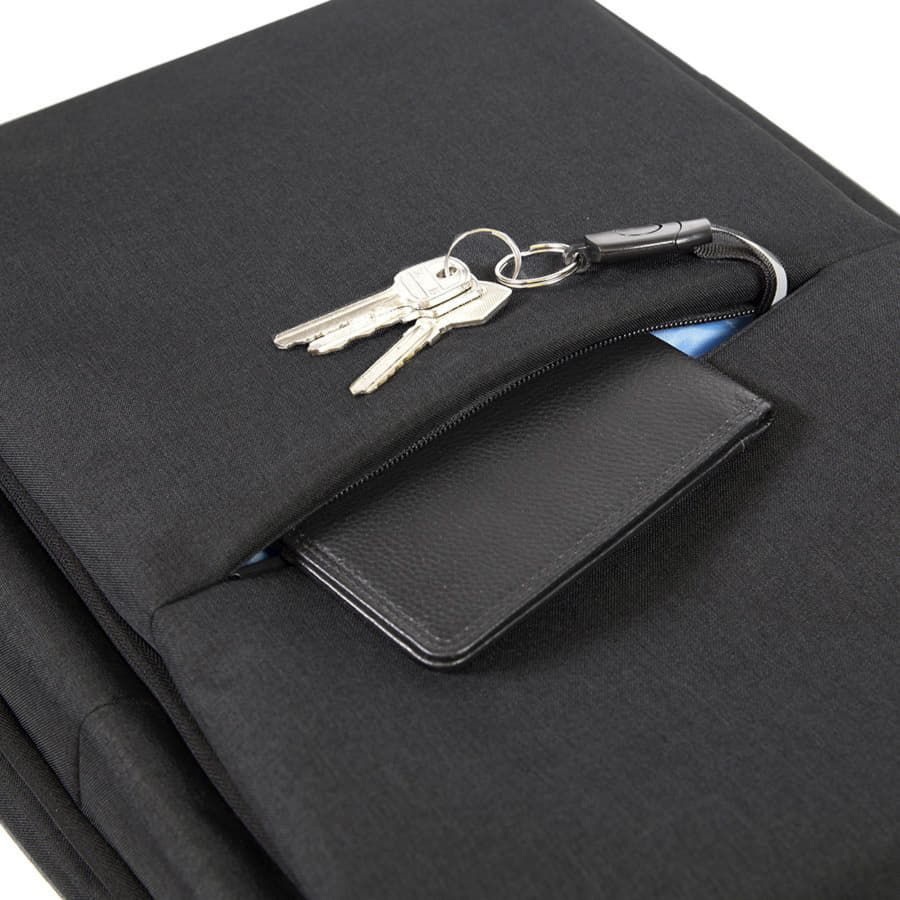 Рюкзак LINK c RFID защитой, черный-5