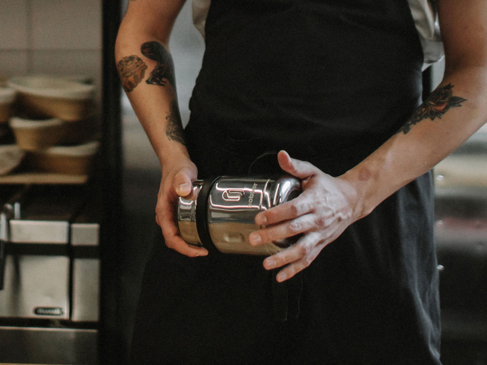 Термос для еды, вакуумный, бытовой, тм bobber. Объем 0.47 литра. Артикул Jerrycan-470 Glossy-6