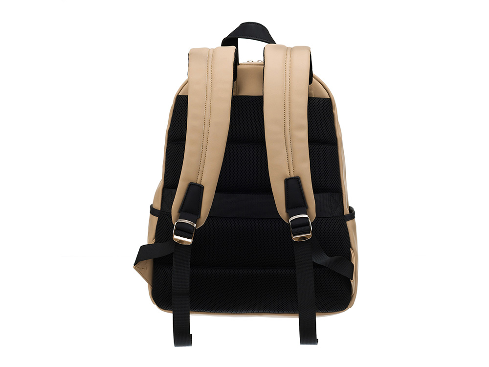 Рюкзак TORBER НОВА с отделением для ноутбука 14.1, бежевый, полиэстер, 31,5 х 12,5 х 39,5 см-3