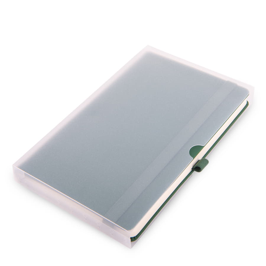 Бизнес-блокнот А5 FLIPPY, формат А5, в линейку, зеленый-7