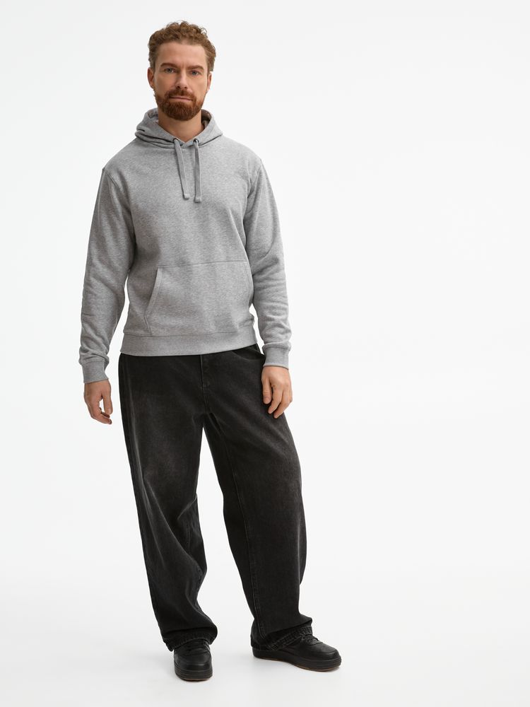 Толстовка унисекс Spencer, серый меланж-5