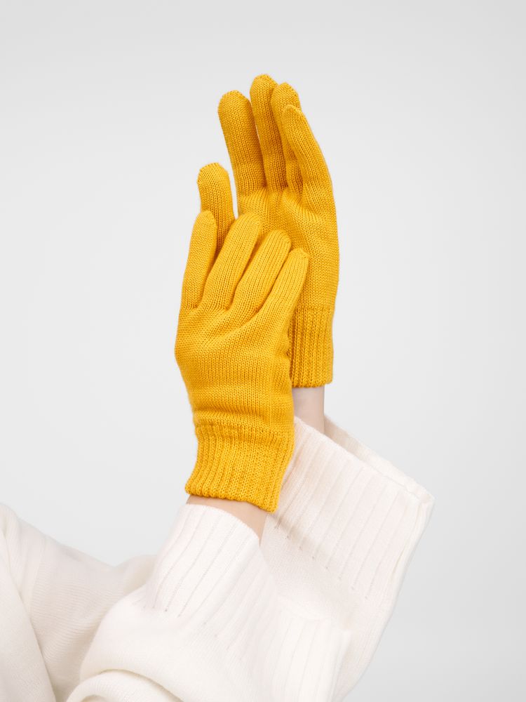 Перчатки Nobilis Mono, желтые (медовые)-2