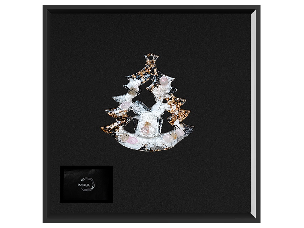 Елочные игрушки (Ель) Розовый кварц-1