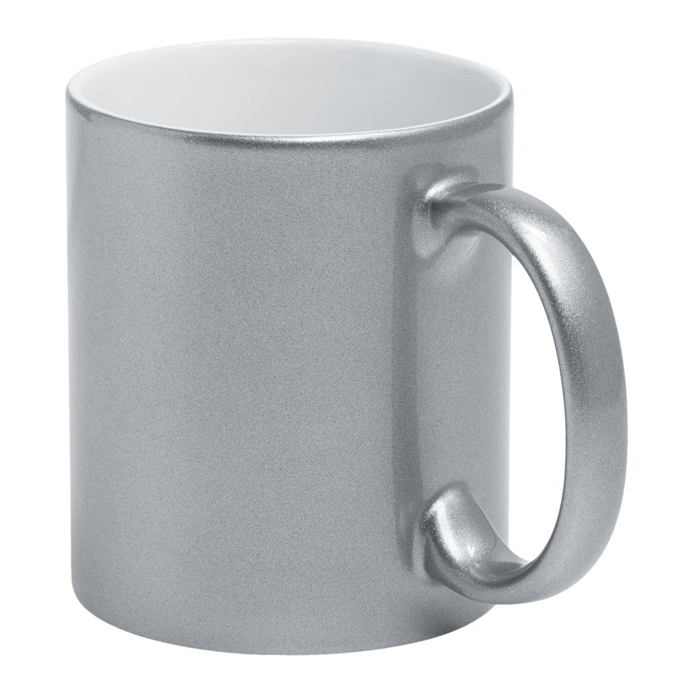 Кружка Ore для сублимационной печати, серебристая-1