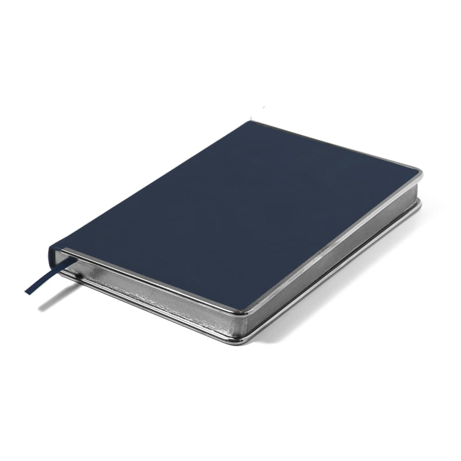 Ежедневник недатированный Montrose, формат А5, в линейку, темно-синий-3