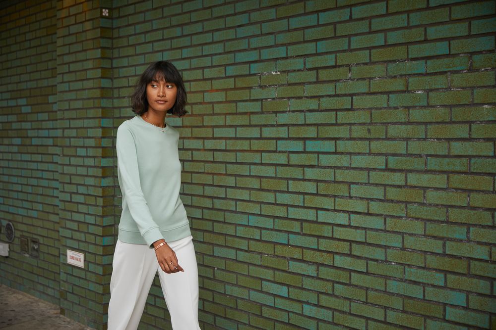 Свитшот женский BNC Inspire (Organic), желтый-5