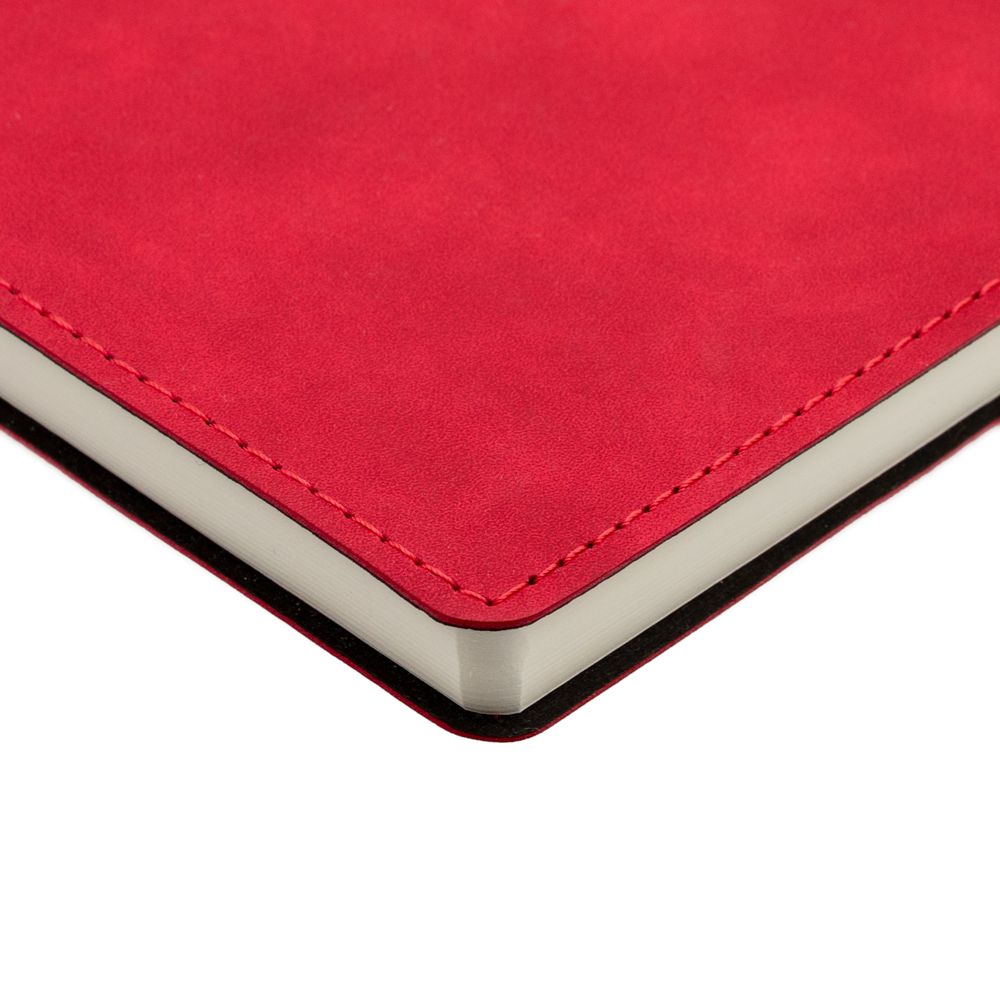 Ежедневник Lable Touch, недатированный, красный-6