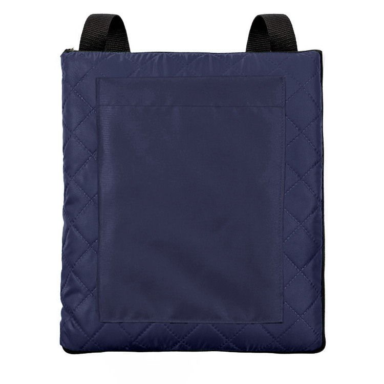 Плед для пикника "Rest"; т.синий; 115 х 140 см; двухсторонний материал флис 150 гр/м2+оксфорд  210 T, темно-синий-3