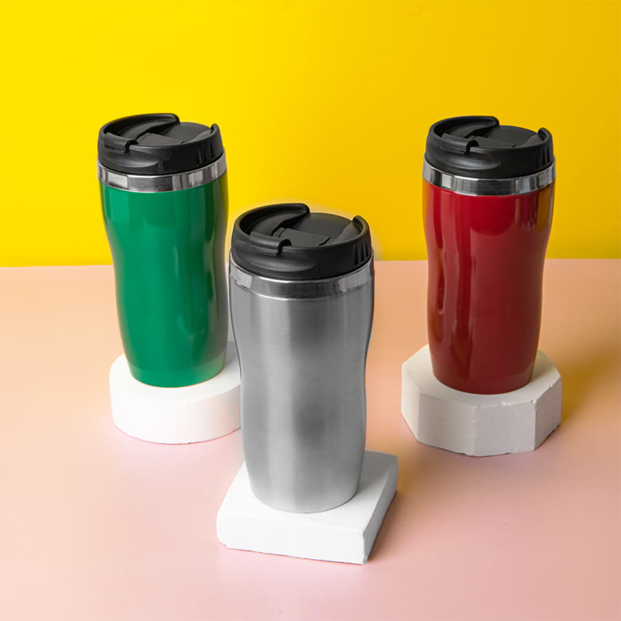 Термокружка  PROMO, 450мл, синий-3