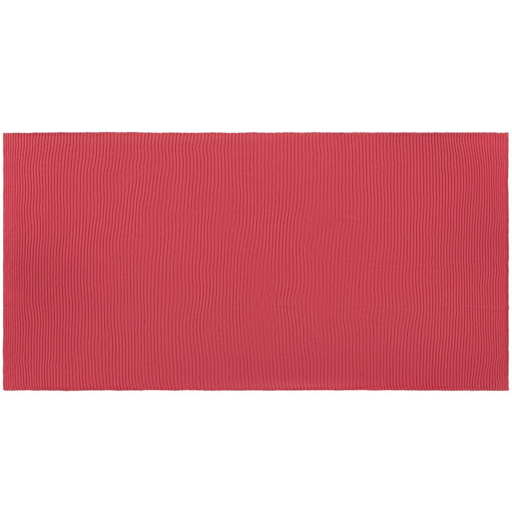 Плед Quill, красный (коралл)-2