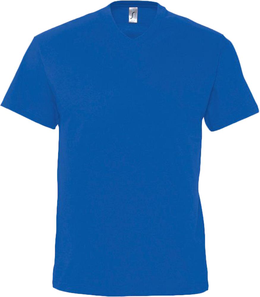 Футболка мужская с V-образным вырезом Victory 150, ярко-синяя (royal)-0