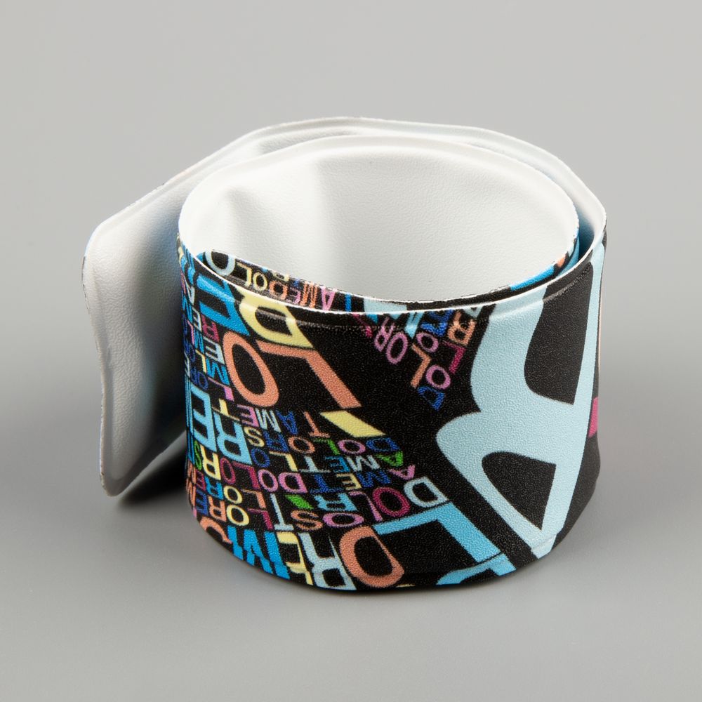 Браслет Slap с печатью на заказ-3