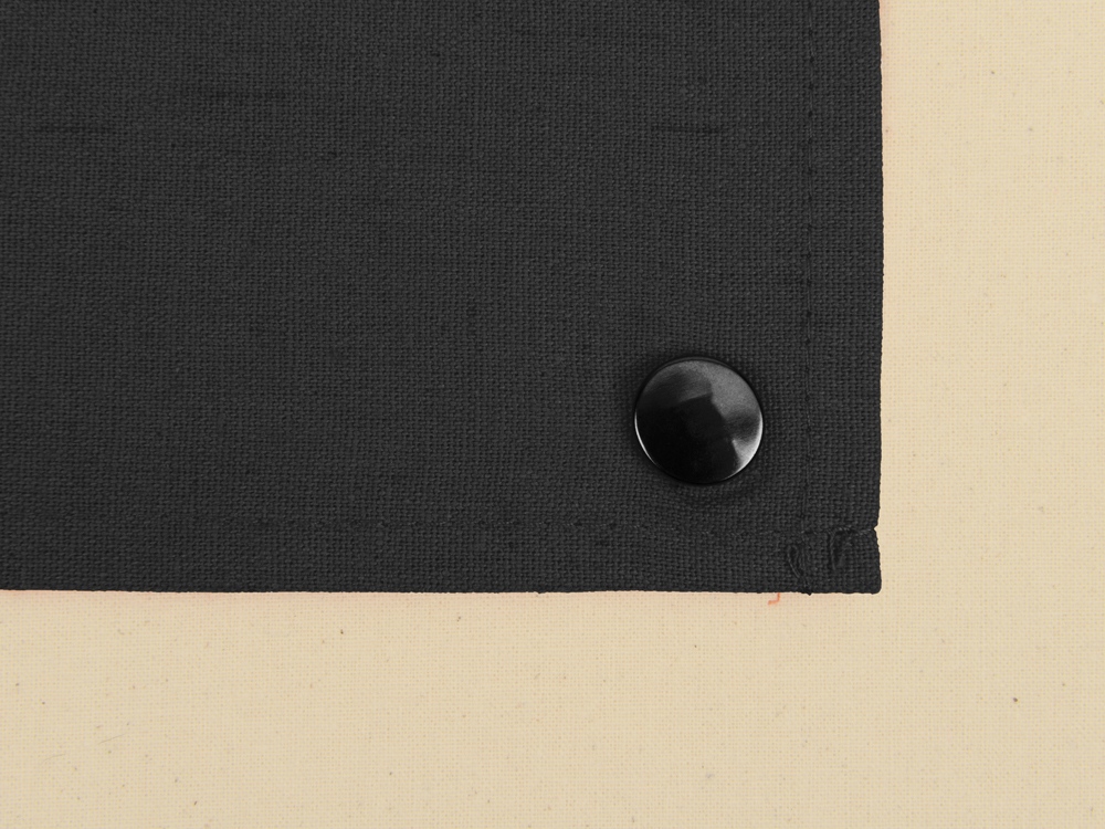 Складная хлопковая сумка для шопинга Gross с карманом, черный-4