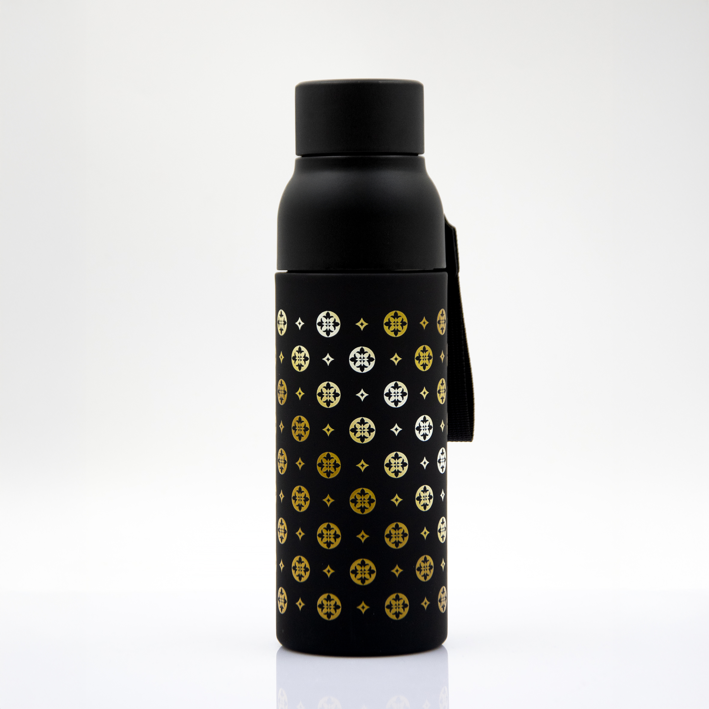 Термобутылка Button Black (черный)-11