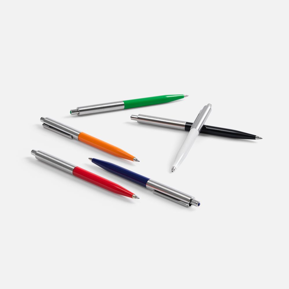 Ручка шариковая Senator Point Metal, ver.2, оранжевая-4